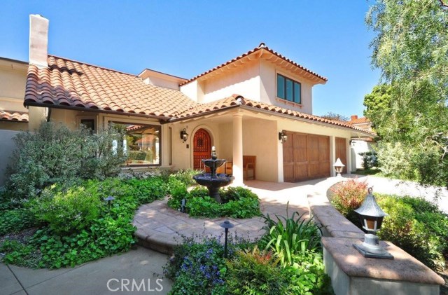 Great Curb Appeal with Award Winning Landscape & Water Fountain