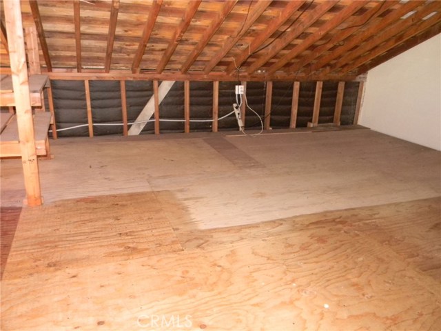 Loft in garage.