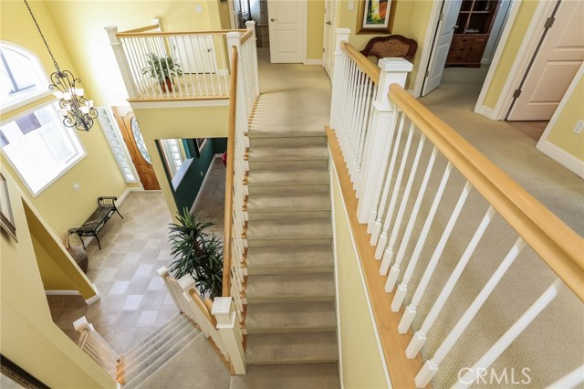 Landing to incredible foyer