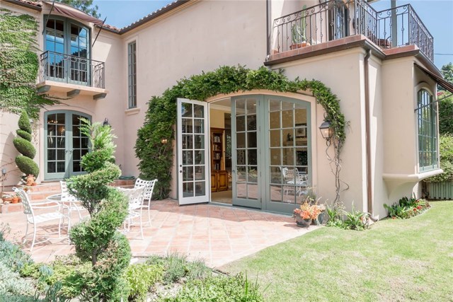 Entertaining Patio with Reclaimed Saltillo Tiles