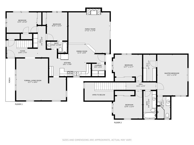 Floorplan with dimensions