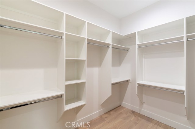 Master bedroom walk-in closet