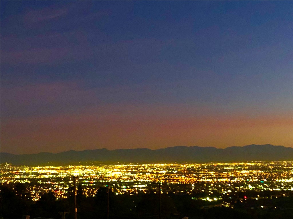 View of Los Angeles and Mountains taken 2019