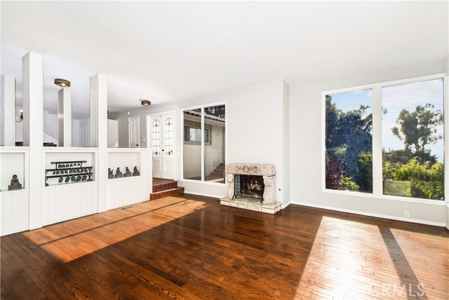 Main level living room view.