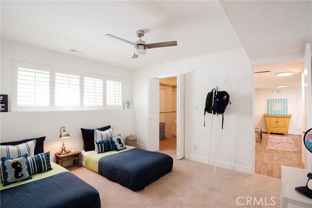 Large 3rd bedroom with walk-in closet.