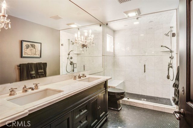 Bathroom in the guest house.