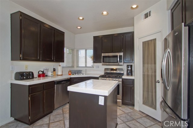 Kitchen is right off the family/living room.