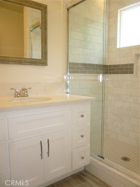 Another view of the third bathroom in bedroom #3.