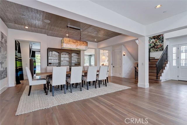 Dining Room features Jon Pomp Studios Chandelier