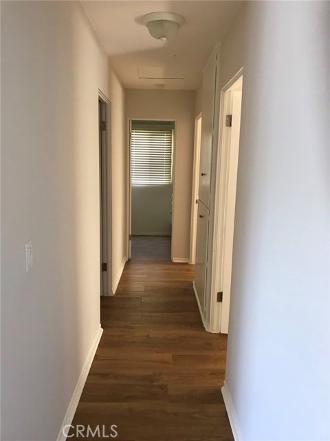 Hallway from living room to bedrooms