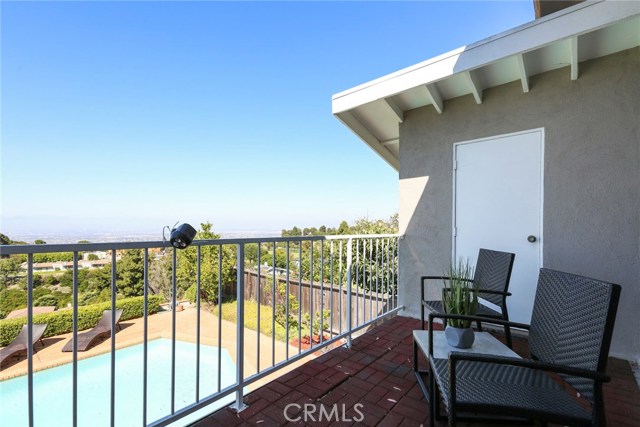 Master bedroom balcony