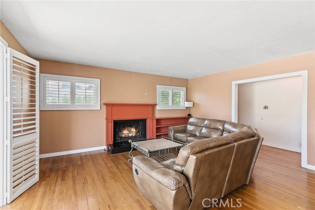 Upstairs unit living room