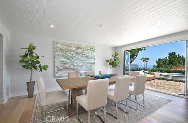 Formal Dining Room Opens to the Backyard