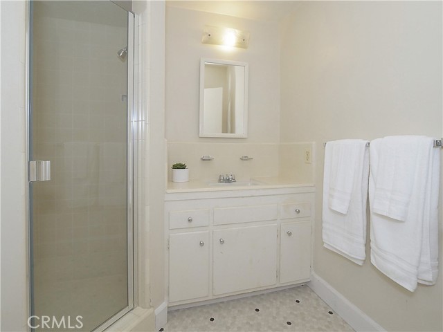 Master bath room with shower.