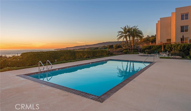 Twilight views off the pool deck.