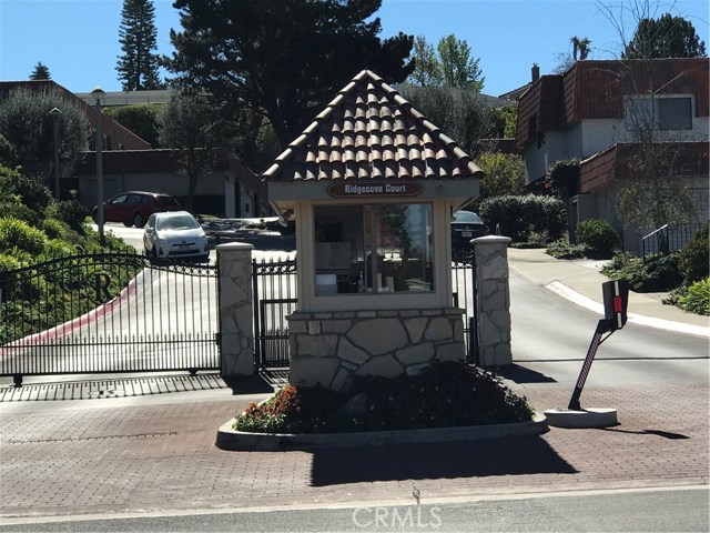 Guard station at entry to 28145 SOUTH Ridgecove Court