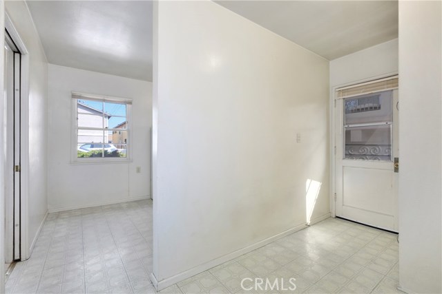 Unit A - View into Kitchen and Back Entrance