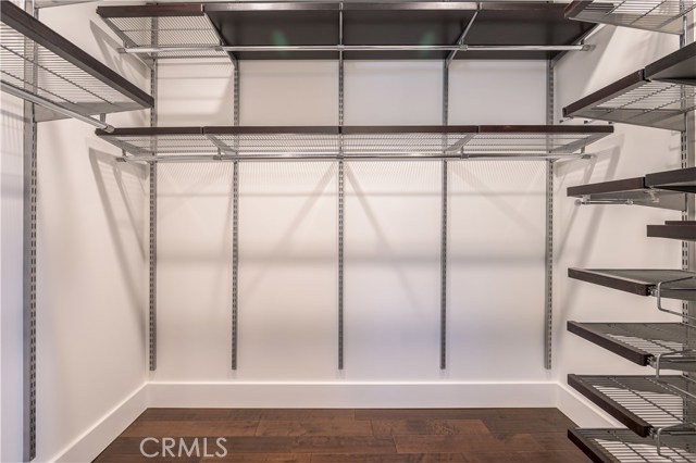 Master bedroom walk-in closet