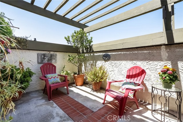 Patio off of kitchen
