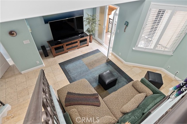 View of TV room/den from living area