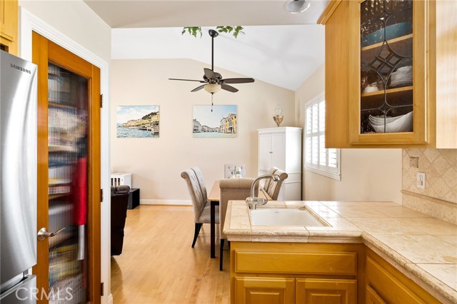 Pantry closet and extra prep sink