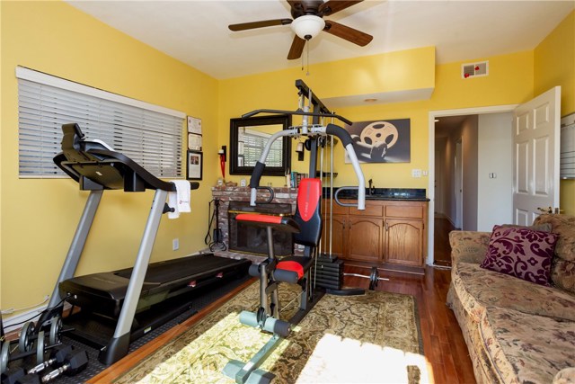 Also with Wet-Bar and a Second Fireplace.