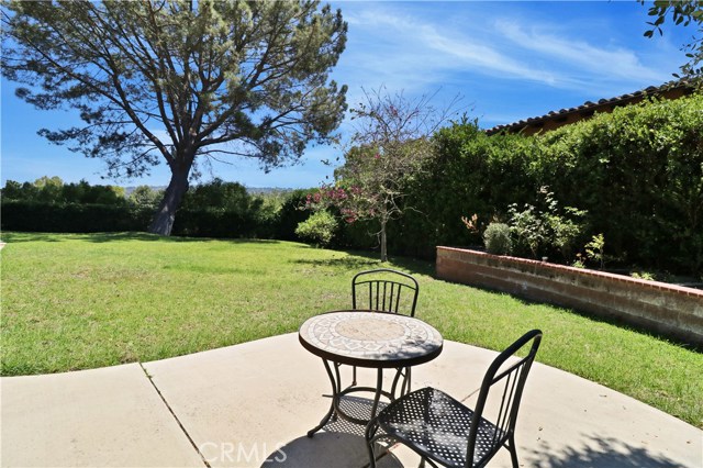 Private patio off of the Master Bath