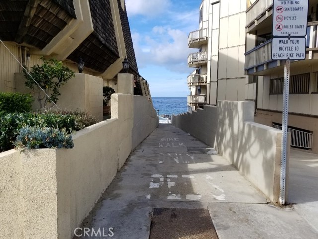 Entry to the beach from Esplanade - across the street from the subject complex