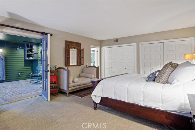 Spacious Master suite opens to private patio (Bedroom #1)