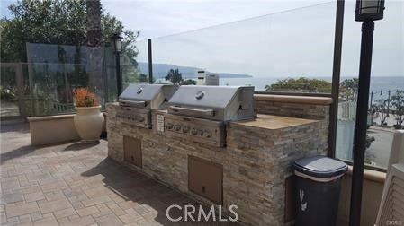 Pool Deck with BBQ Overlooking the Ocean