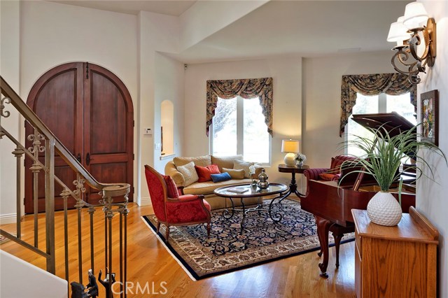 Formal living area and entrance.