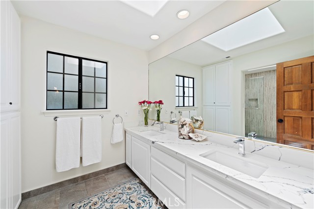 Gorgeous master bath with walk-in shower