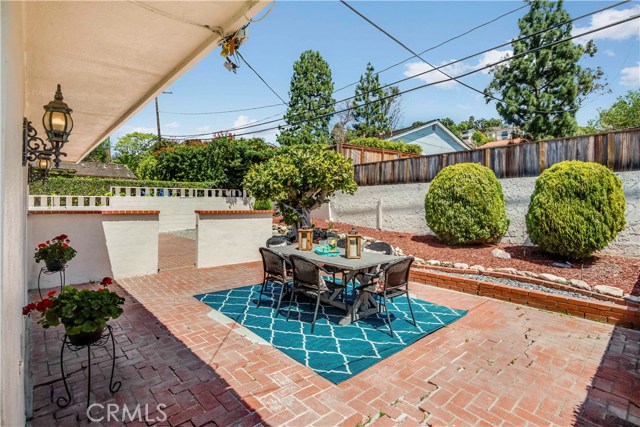 Back patio off family room