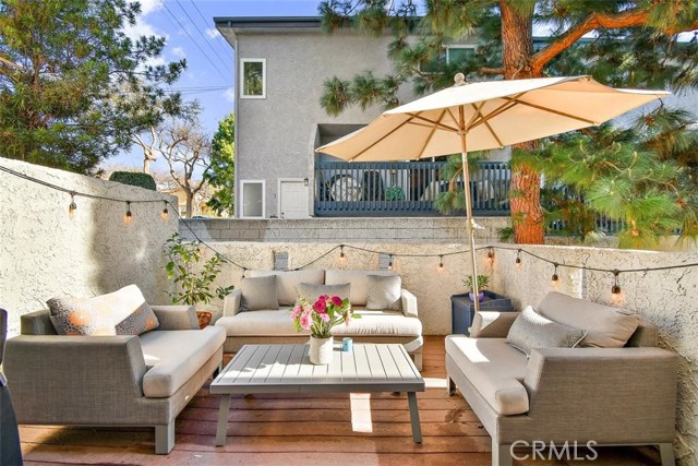 Front Spacious Patio Deck off The Living Room.