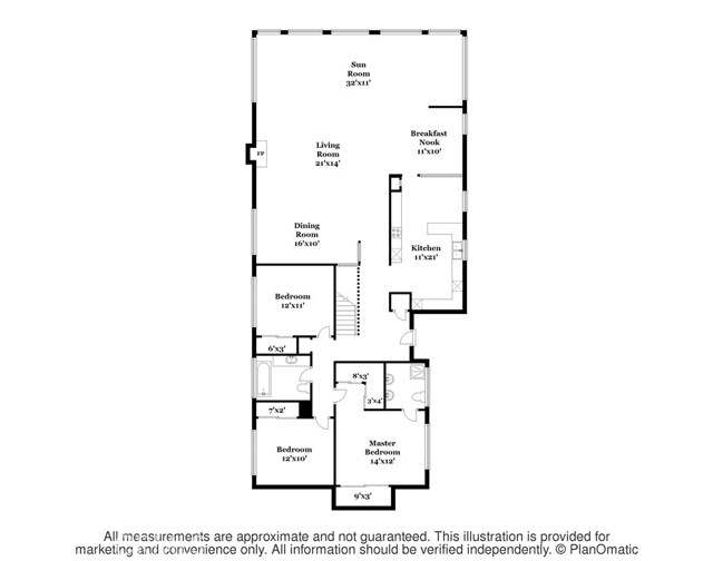 Upper Level Floorplan