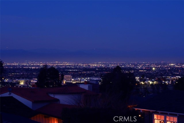 City Lights View at Night