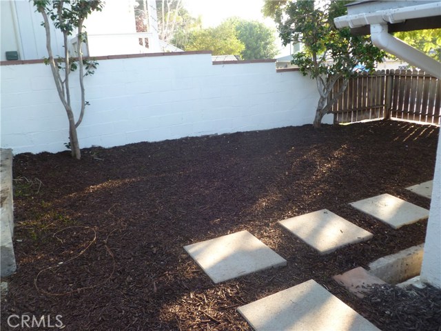 Yard south of Garage