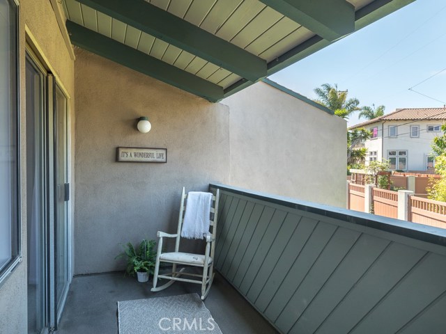 Master bedroom balcony