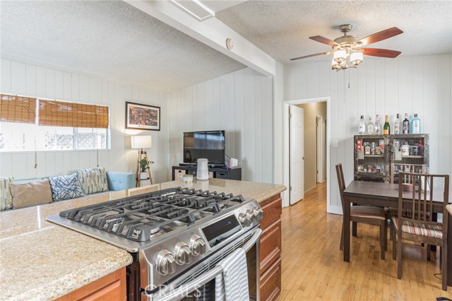 Open floorplan in living room/dining area