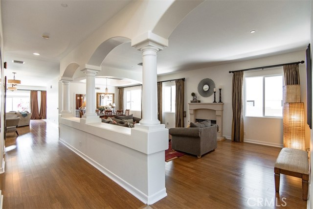 Hallway and Living Room