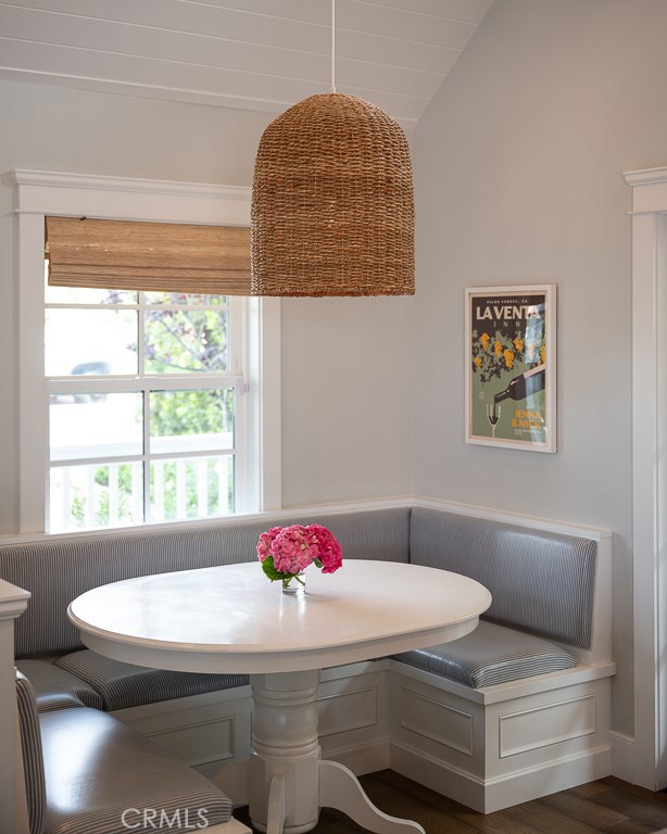 Custom laminated dining nook