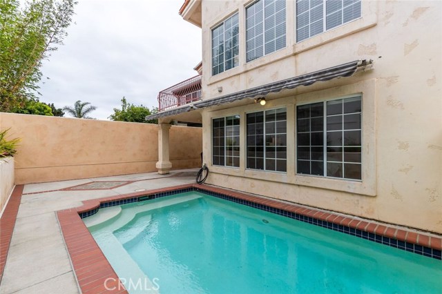 Pool and patio area