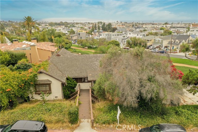 Front of house aerial view