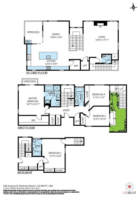 535 Avenue B, Redondo Beach, California 90277, 4 Bedrooms Bedrooms, ,3 BathroomsBathrooms,Residential,Sold,Avenue B,SB20169921