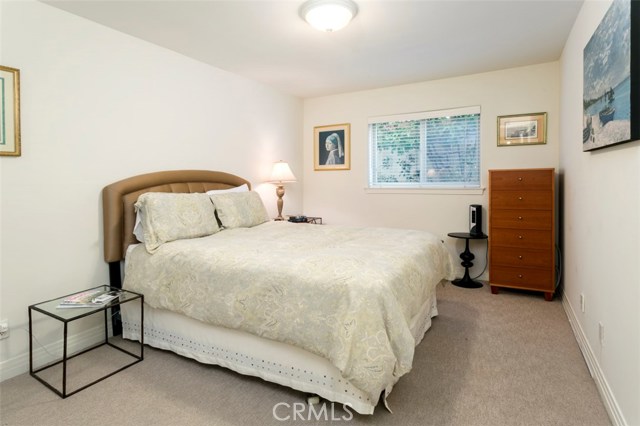 Large lower level bedroom