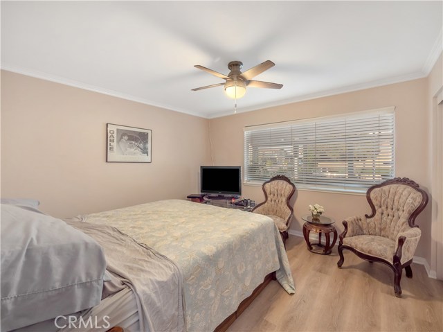 Front bedroom... has the Koi pond and waterfall right outside for total relaxation while in bed.