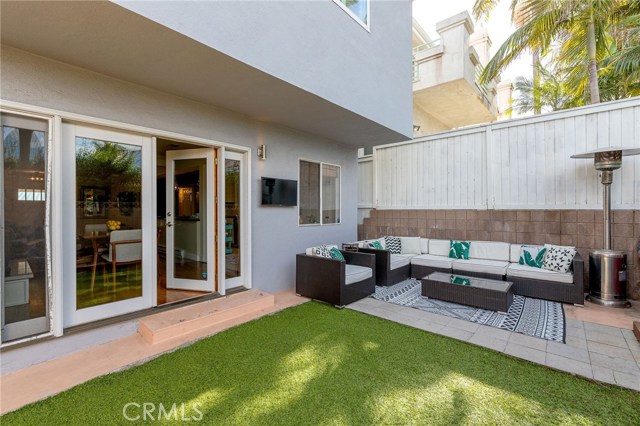 private backyard