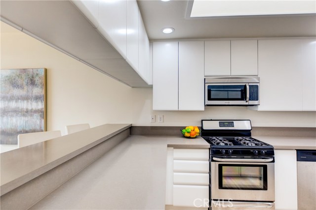 All cabinetry was resurfaced and repainted, better than new!