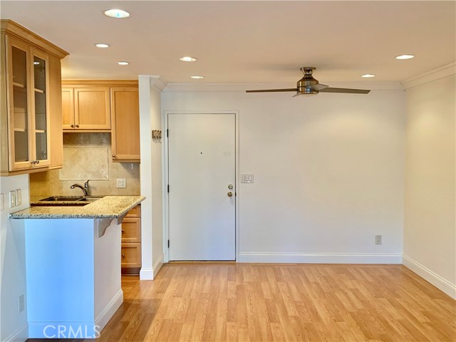 Dining Area with fan light located just off the Kitchen.