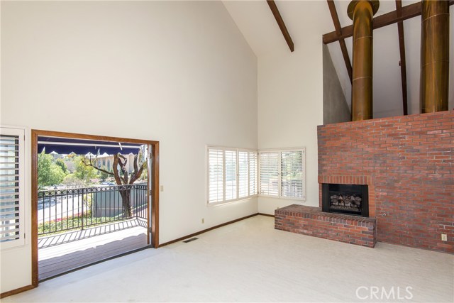 Living Room exiting to the Trex Deck!